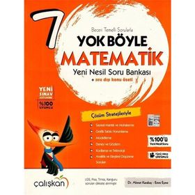 7.Sınıf Yok Böyle Matematik Yeni Nesil Soru Bankası Çalışkan Yayınları