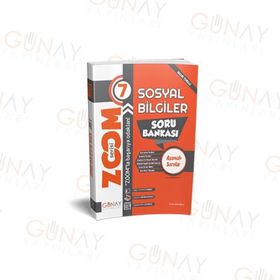 7.Sınıf Zoom Serisi Sosyal Bilgiler Soru Bankası-Günay Yayınları