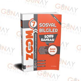 7.Sınıf Zoom Serisi Sosyal Bilgiler Soru Bankası-Günay Yayınları
