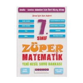 7.Sınıf Züper Matematik Yeni Nesil Soru Bankası Platon Yayıncılık