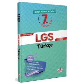 7. Sınıflar İçin LGS Türkçe - Editör Yayınları