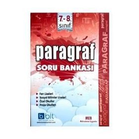7. ve 8. Sınıf Paragraf Soru Bankası Komisyon Bulut Eğitim Ve Kültür Yayınları