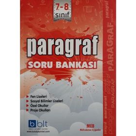 7. ve 8. Sınıf Paragraf Soru Bankası Komisyon Bulut Eğitim Ve Kültür Yayınları