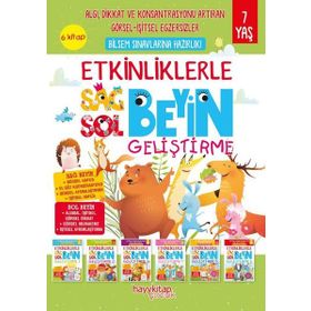 7 Yaş 6 Kitap Takım Etkinliklerle Sağ Beyin Sol Beyin Geliştirme Canan Öztürk