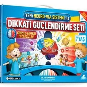 7 Yaş Dikkati Güçlendirme Seti+Dikkat Testi-Adeda Yayıncılık