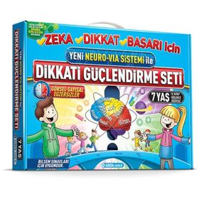 7 Yaş Dikkati Güçlendirme Seti+Dikkat Testi-Adeda Yayıncılık