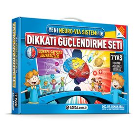 7 Yaş Dikkati Güçlendirme Seti+Dikkat Testi-Adeda Yayıncılık