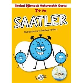 7+ Yaş İlkokul Eğlenceli Matematik Serisi Saatler Kukla Yayınları