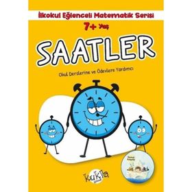 7+ Yaş İlkokul Eğlenceli Matematik Serisi Saatler Kukla Yayınları