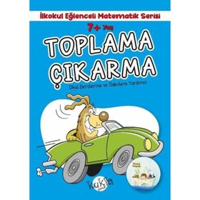 7+ Yaş İlkokul Eğlenceli Matematik Serisi Toplama Çıkarma Kukla Yayınları