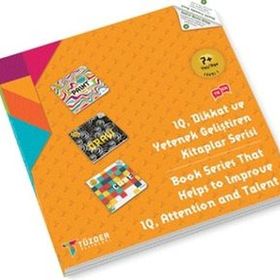 7+ Yaş Seti Level 1 Iq Dikkat Yetenek Geliştiren Kitaplar Serisi - Tüzder Yayınları