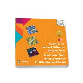 7+ Yaş Seti Level 2 Iq Dikkat ve Yetenek Geliştiren Kitaplar Serisi - Tüzder Yayınları