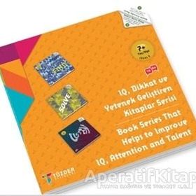7+ Yaş Seti Level 2 Iq Dikkat ve Yetenek Geliştiren Kitaplar Serisi - Tüzder Yayınları