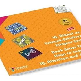 7+ Yaş Seti Level 2 Iq Dikkat ve Yetenek Geliştiren Kitaplar Serisi - Tüzder Yayınları