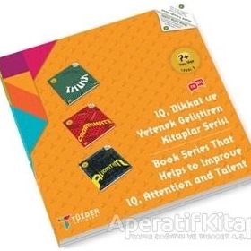 7+ Yaş Seti Level 3 Iq Dikkat ve Yetenek Geliştiren Kitaplar Serisi - Tüzder Yayınları