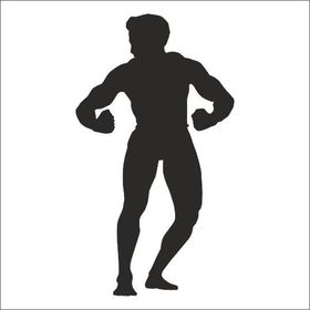 70 cm Body Gym Folyo Sticker
