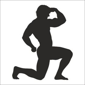 70 cm Body Gym Folyo Sticker