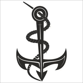 70 cm Çapa Folyo Sticker