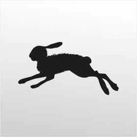 70 cm Çöl Tavşanı Folyo Sticker