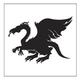 70 cm Ejderha Folyo Sticker