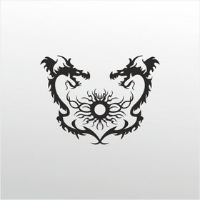 70 cm Ejderhalar Folyo Sticker
