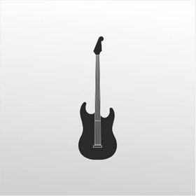 70 cm Elektro Gitar Folyo Sticker