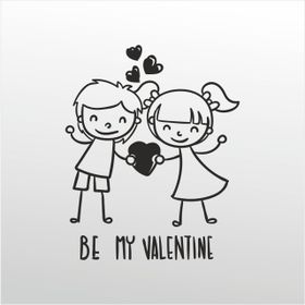 70 cm Erkek Ve Kadın Folyo Sticker