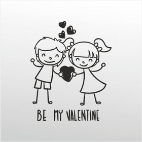 70 cm Erkek Ve Kadın Folyo Sticker