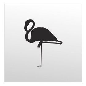 70 cm Flamingo Folyo Sticker
