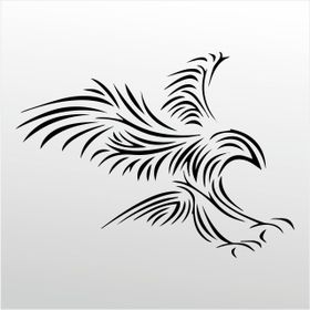 70 cm Kartal Folyo Sticker