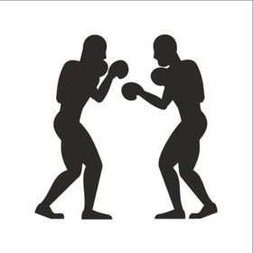 70 cm Kick Boksçu Folyo Sticker
