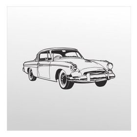 70 cm Klasik Araba Folyo Sticker