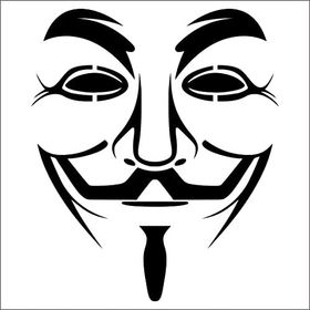 70 cm Maske Folyo Sticker