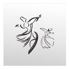 70 cm Mevlana Folyo Sticker