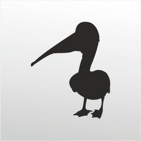 70 cm Pelikan Folyo Sticker