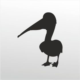 70 cm Pelikan Folyo Sticker