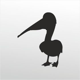70 cm Pelikan Folyo Sticker