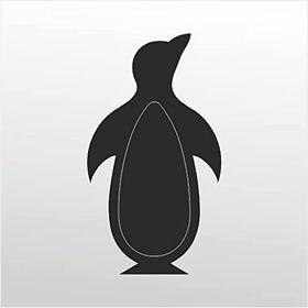 70 cm Penguen Folyo Sticker