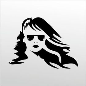 70 cm Rüzgar Kızı Folyo Sticker