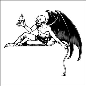 70 cm Şeytan Folyo Sticker