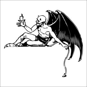 70 cm Şeytan Folyo Sticker