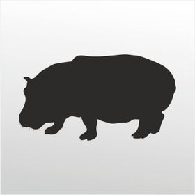 70 cm Su Aygırı Folyo Sticker