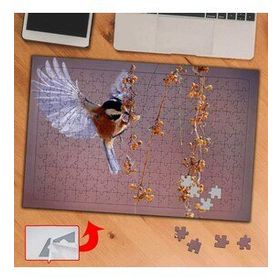 706B6 Çiçekteki Arı Kuşu Hayvan 240 Parça Puzzle Yapboz Tablo