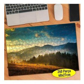 70799113 Ukrayna Dağ Doğa Manzarası 240 Parça Puzzle Yapboz