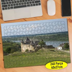 709264 Ukrayna Deniz Kenarında Şato 240 Parça Puzzle Yapboz