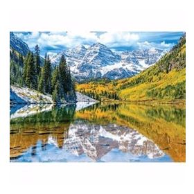 70x90 cm Göl Manzarası Sayılarla Boyama Seti Rulo Duvar Sticker