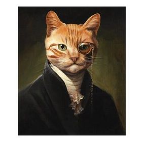 70x90 cm Kedinin Asilliği Sayılarla Boyama Seti Rulo Duvar Sticker