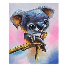 70x90 cm Koala Lili Sayılarla Boyama Seti Rulo Duvar Sticker