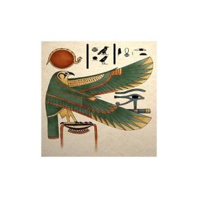 70x90 cm Mısır Tanrısı Horus Sayılarla Boyama Seti Rulo Duvar Sticker