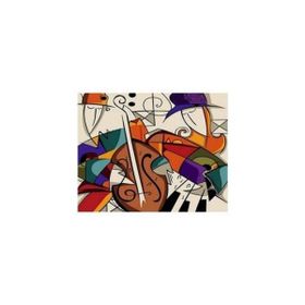 70x90 cm Myglobal Picasso Müzik Sayılarla Boyama Seti Rulo Duvar Sticker